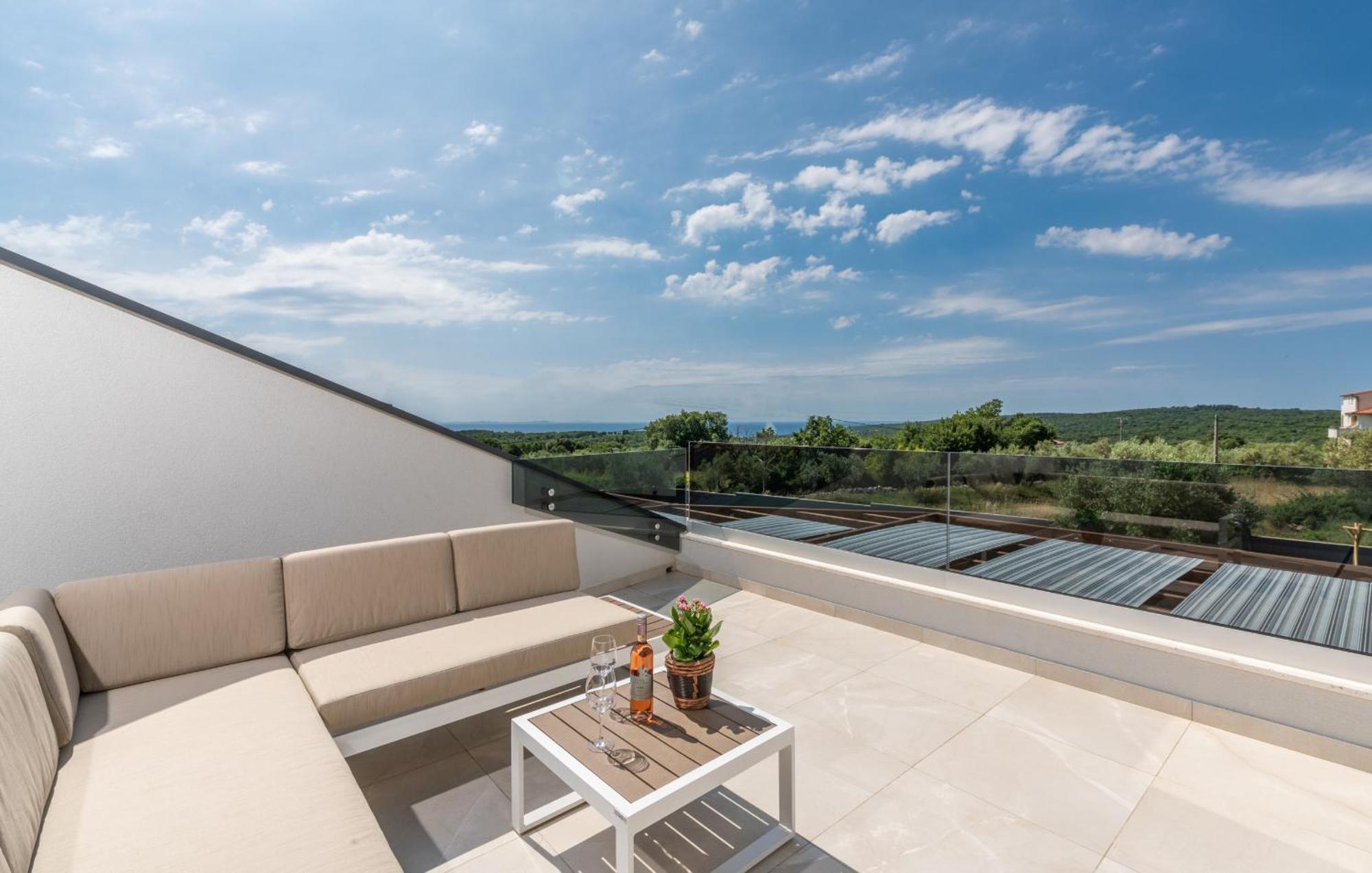 Villa Posidonia Near Pula With Sea View And Surrounded By Olive Trees Krnica Exteriör bild