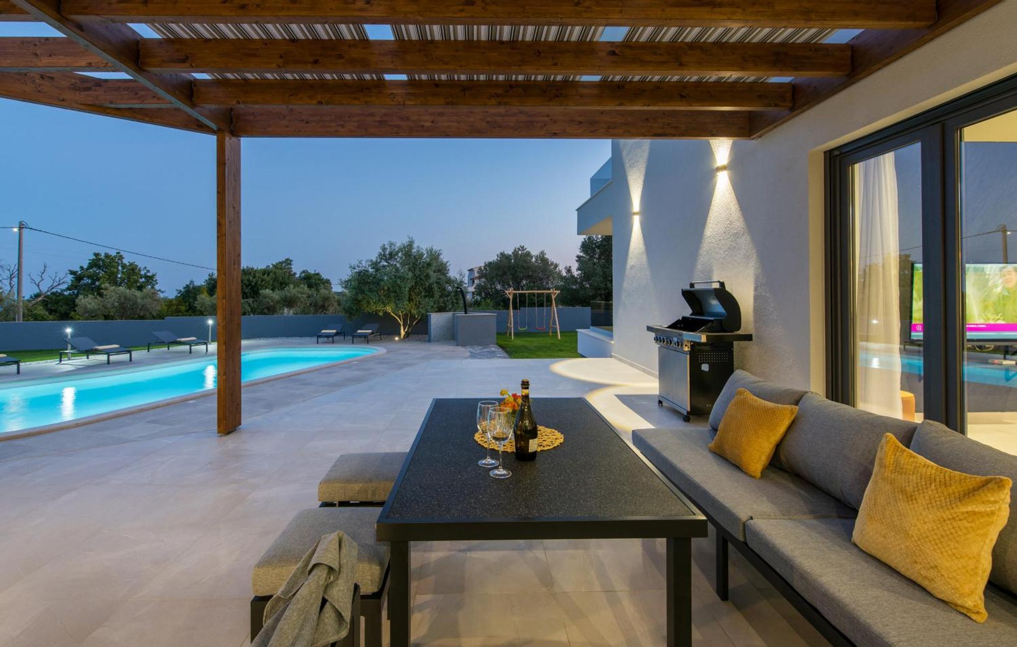 Villa Posidonia Near Pula With Sea View And Surrounded By Olive Trees Krnica Exteriör bild