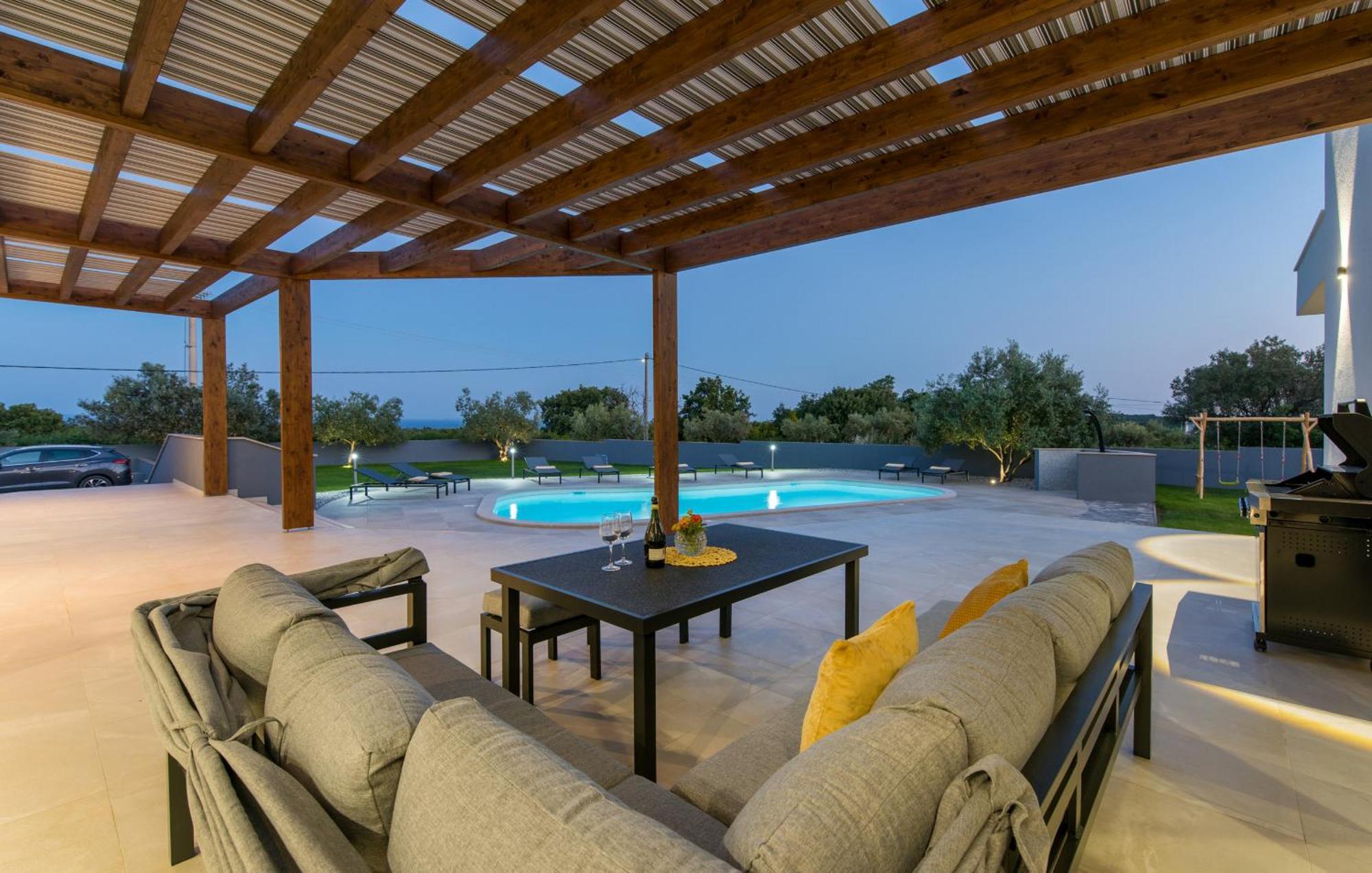 Villa Posidonia Near Pula With Sea View And Surrounded By Olive Trees Krnica Exteriör bild